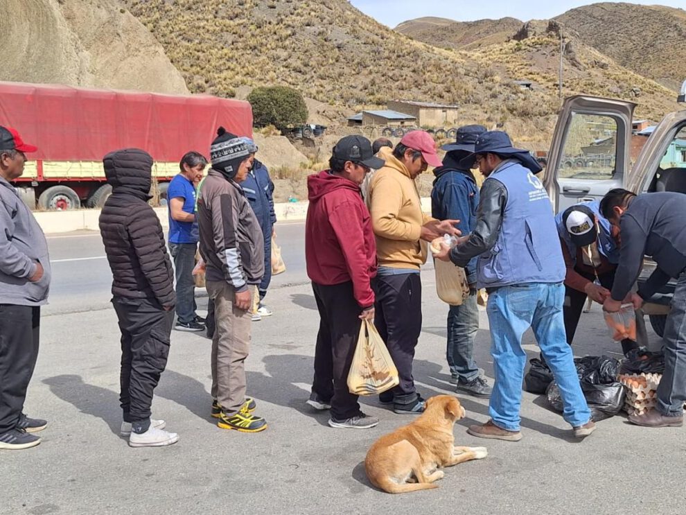 La Delegación Defensorial se desplegó hacia sectores de Lequepalca y la salida de Caracollo