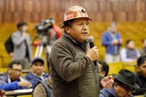 Argollo manifestó que no se puede dialogar “con los compañeros detenidos”