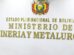 Fachada oficial del Ministerio de Minería y Metalurgia de Bolivia