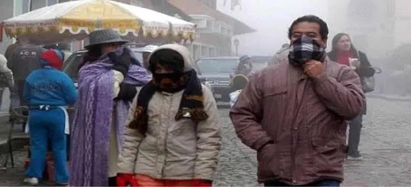 Personas en invierno