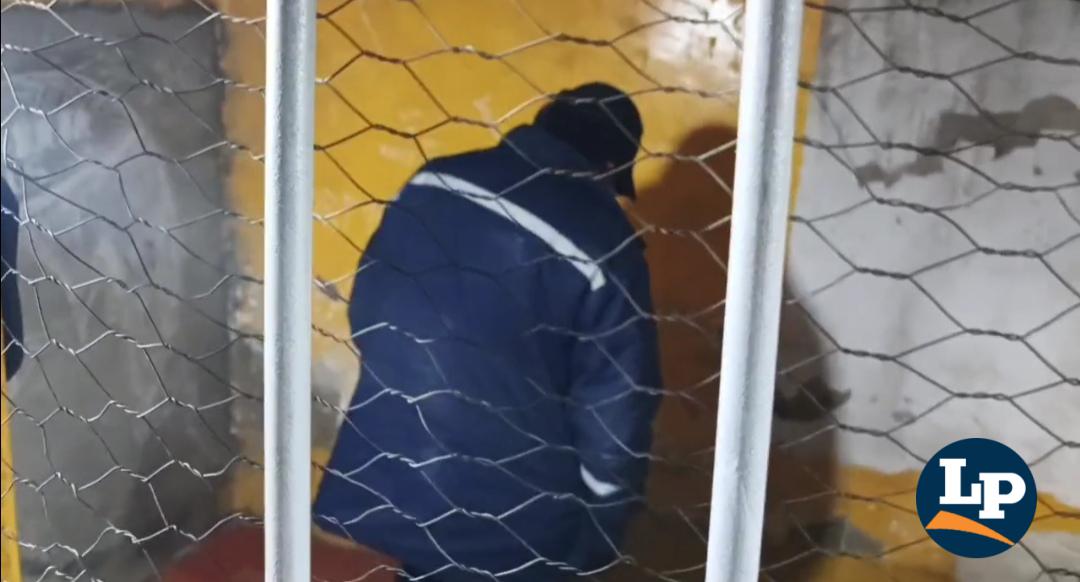 Imagen del aprehendido