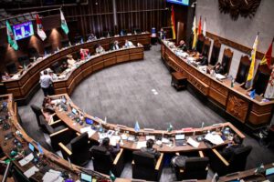 Una sesión del Senado