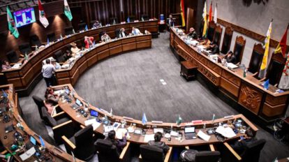 Una sesión del Senado
