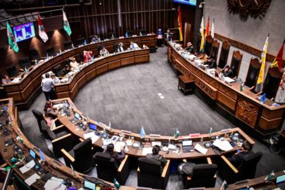Una sesión del Senado