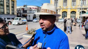 Wilfredo Chambi, presidente de la Federación Nacional de Productores de Camélidos de Bolivia