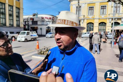 Wilfredo Chambi, presidente de la Federación Nacional de Productores de Camélidos de Bolivia