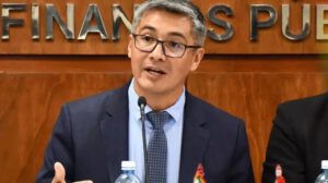 El ministro de Economía, José Gabriel Espinoza