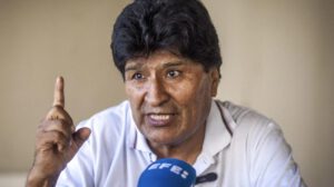 El expresidente de Bolivia Evo Morales