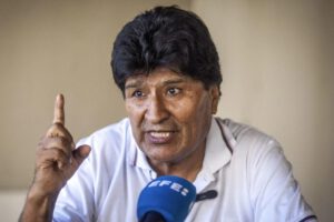 El expresidente de Bolivia Evo Morales