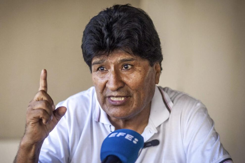 El expresidente de Bolivia Evo Morales