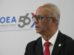 El secretario general de la Organización de los Estados Americanos (OEA), Albert R. Ramdin, habla en una rueda de prensa previa a la 56 Asamblea General de la OEA este domingo, en Ciudad de Panamá (Panamá).