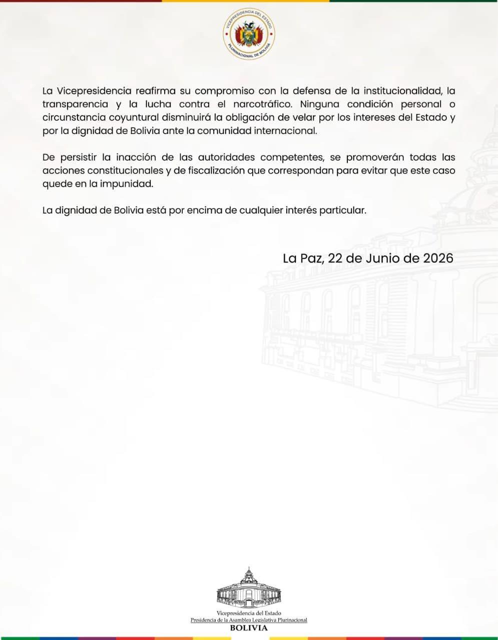 Comunicado oficial