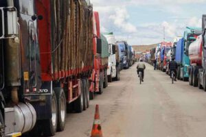 transporte pesado varado