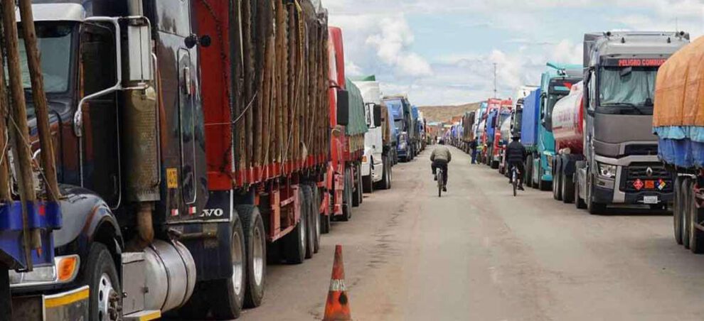 transporte pesado varado