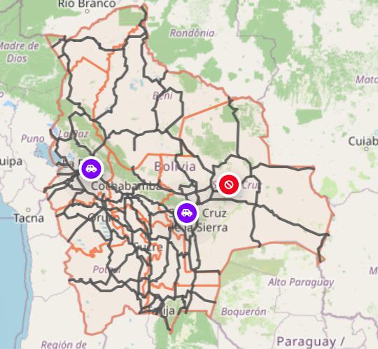 Según el mapa de transitabilidad las carreteras ya estan libres pero se debe realizar una limpieza
