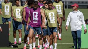 El técnico de Portugal, Roberto Martinez