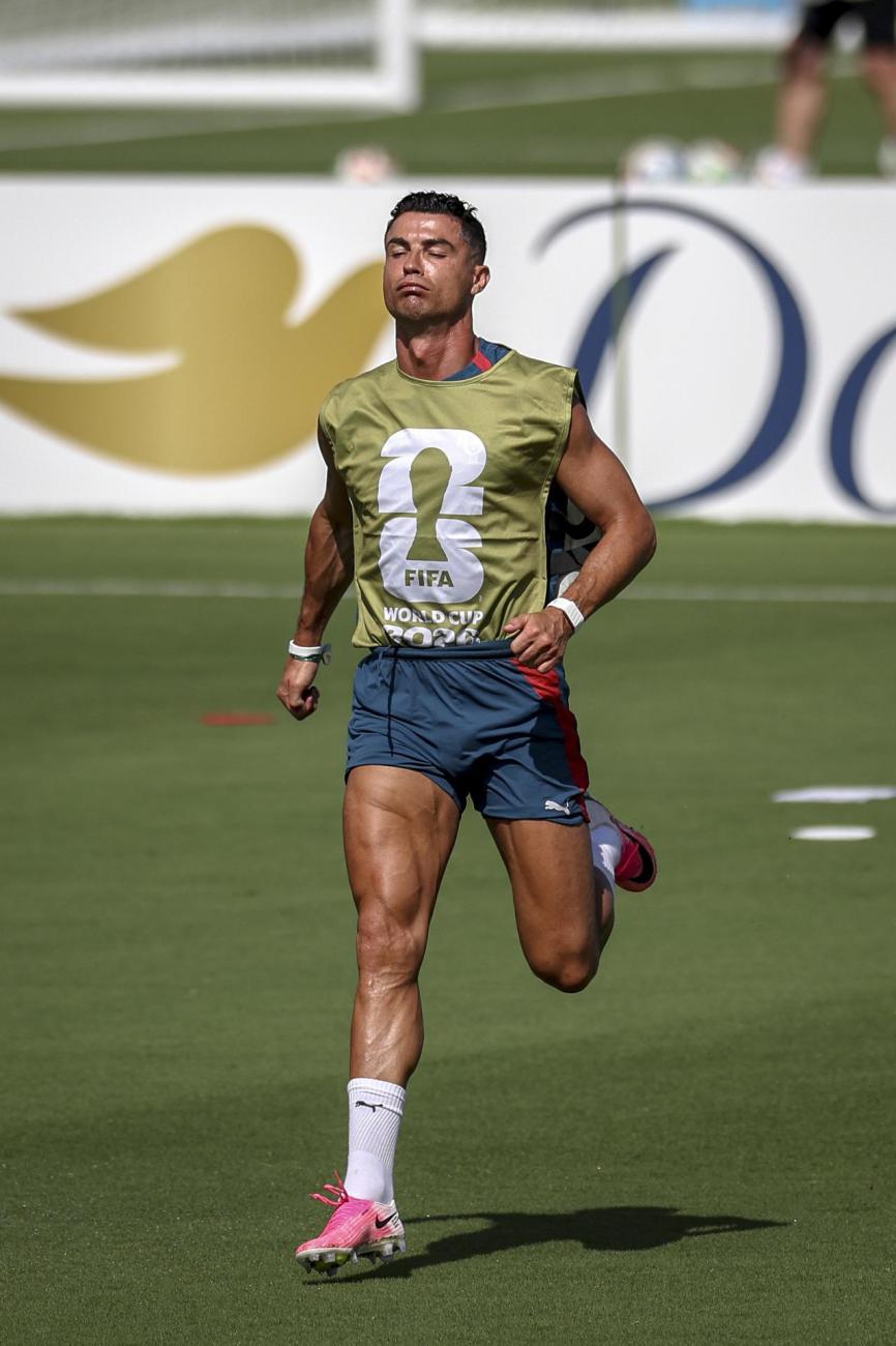 El jugador de fútbol portugués Cristiano Ronaldo