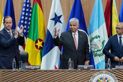 El presidente de Panamá, José Raúl Mulino, participó en la Asamblea General de la Organización de los Estados Americanos (OEA)