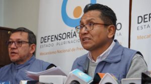 El defensor del Pueblo, Pedro Callisaya