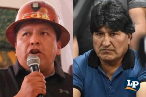 Mario Argollo y Evo Morales