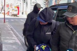 Imagen de una de las acusadas