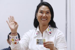 Keiko Fujimori, candidata a la presidencia de Perú