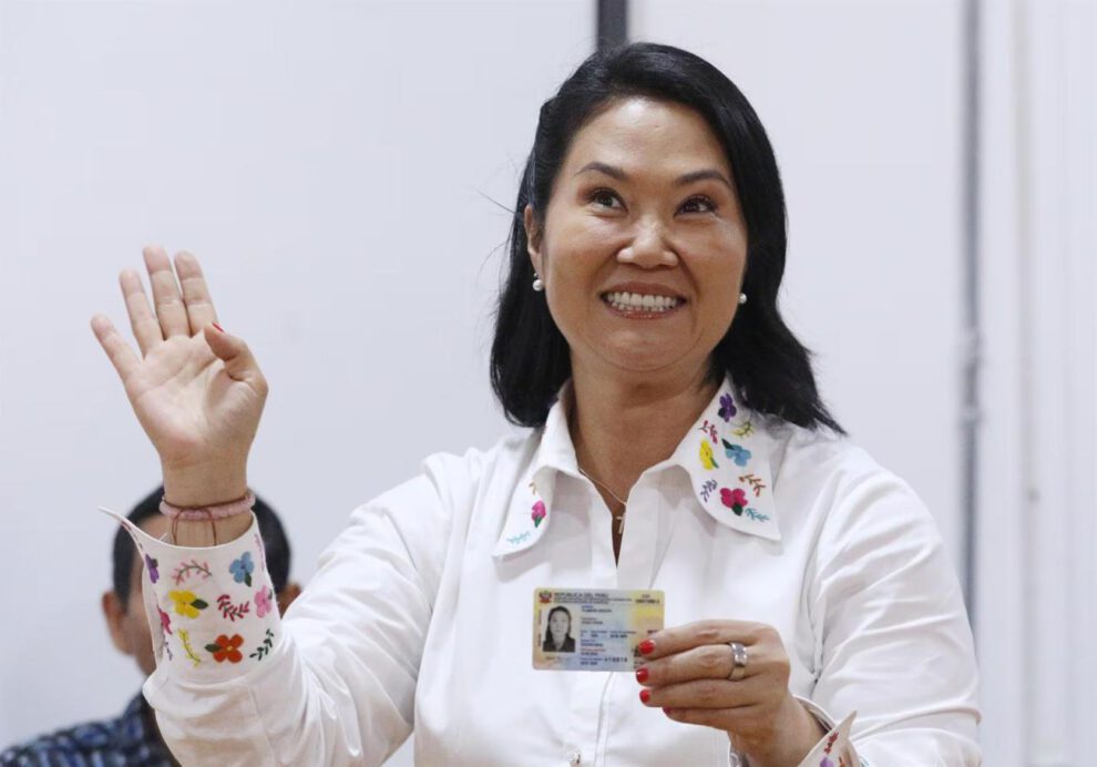 Keiko Fujimori, candidata a la presidencia de Perú