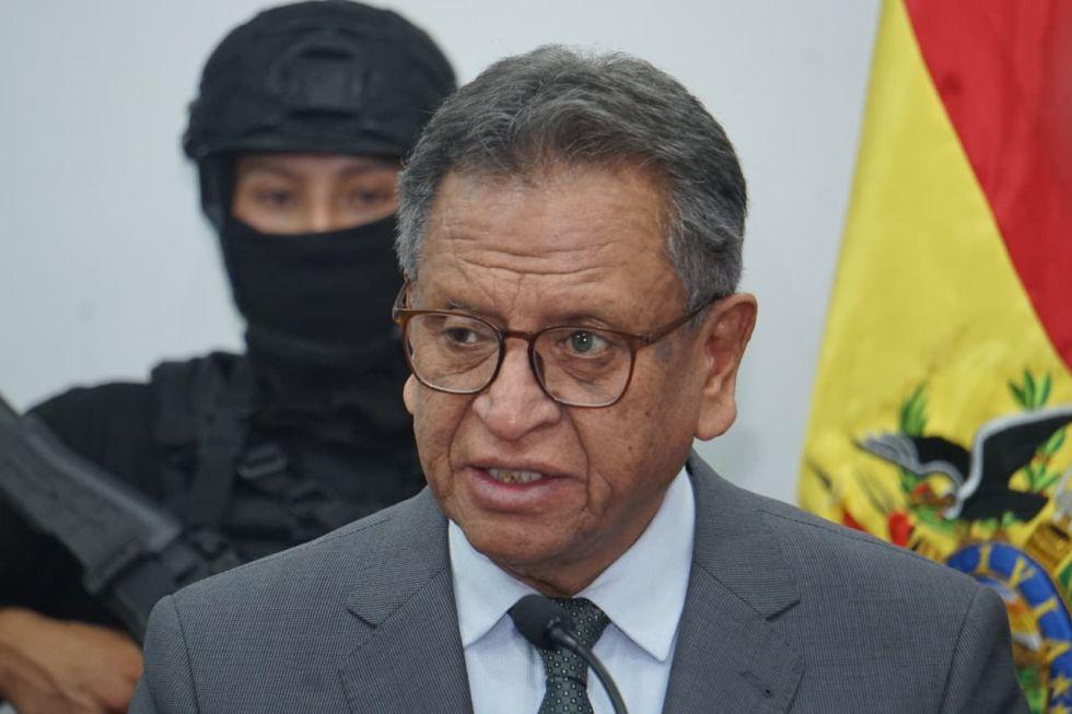El ministro de Gobierno, Marco Antonio Oviedo
