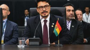 El canciller de Bolivia, Fernando Aramayo