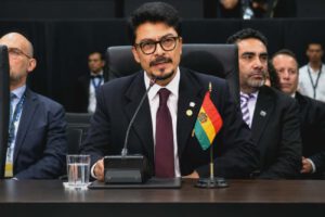 El canciller de Bolivia, Fernando Aramayo