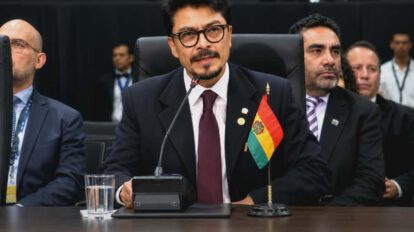 El canciller de Bolivia, Fernando Aramayo