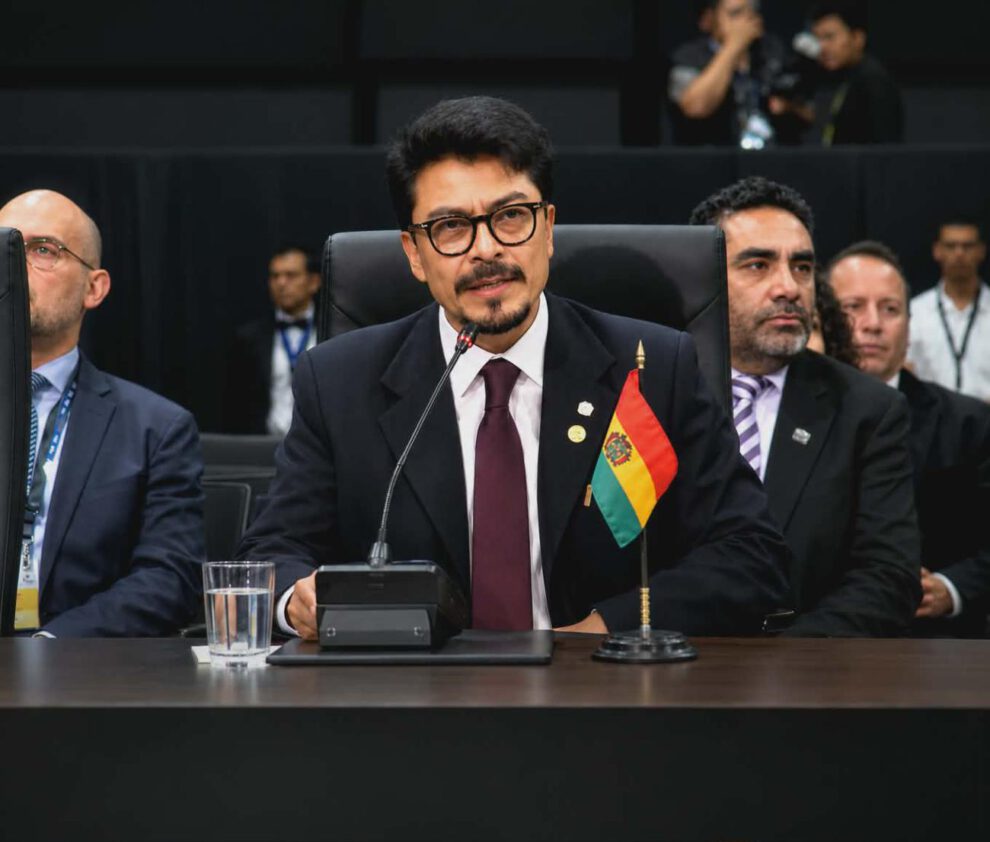 El canciller de Bolivia, Fernando Aramayo