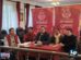 Dirigentes vecinales y autoridades en la presentación de la convocatoria de la feria