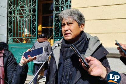 José Villca, de la dirección de Infraestructura