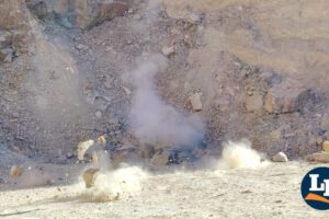 fragmentación de roca