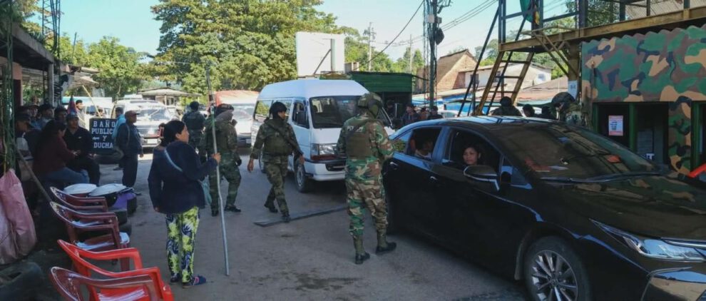 Efectivos de Umopar reanudan las tareas de control y fiscalización en el retén de El Castillo