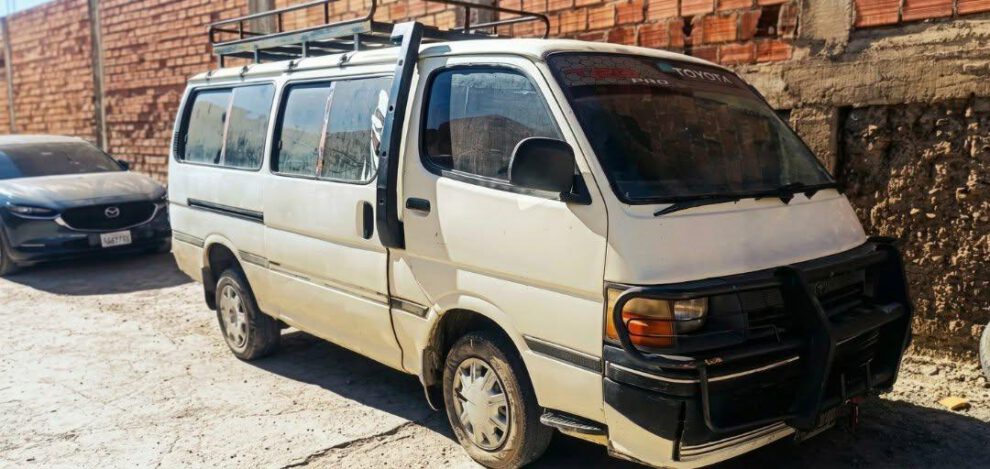 Vehículo reportado como robado hace un año en La Paz