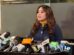 La diputada Jiménez en conferencia de prensa