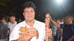 El alcalde de Ascensión de Guarayos, Pablo Eddie Guaristi