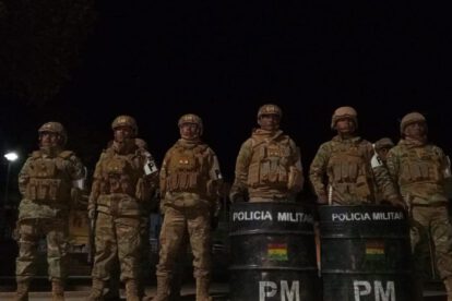 Los efectivos se encuentran desplegados las 24 horas para preservar la paz social y el orden público