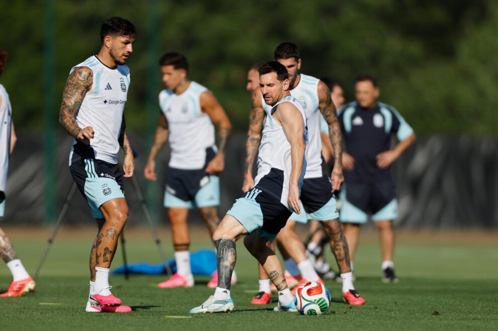 entrenamiento de Argentina