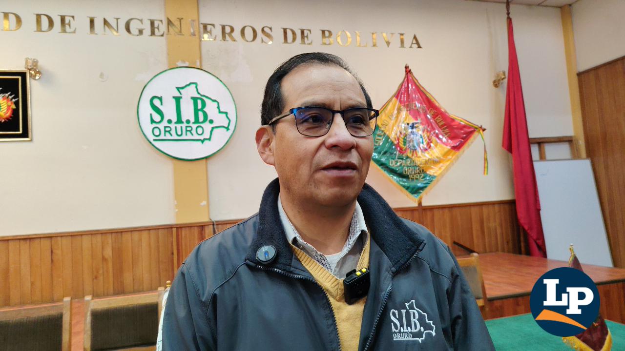El presidente del SIB Oruro, Oscar Hugo Perez