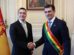 Presidente de Ecuador y presidente de Bolivia