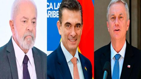 Presidentes de Brasil, Bolivia y Chile