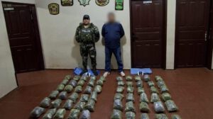 FELCN incauta 65 paquetes de marihuana en Puerto Quijarro
