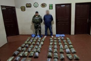 FELCN incauta 65 paquetes de marihuana en Puerto Quijarro