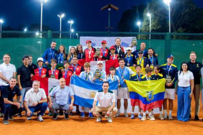 Torneo sudamericano de tenis Sub-12, Competencia realizada en Santa Cruz, Argentina campeón en varones, Perú campeón en damas