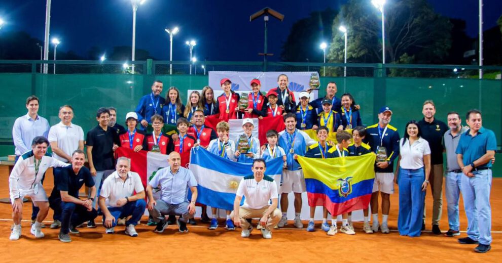 Torneo sudamericano de tenis Sub-12, Competencia realizada en Santa Cruz, Argentina campeón en varones, Perú campeón en damas