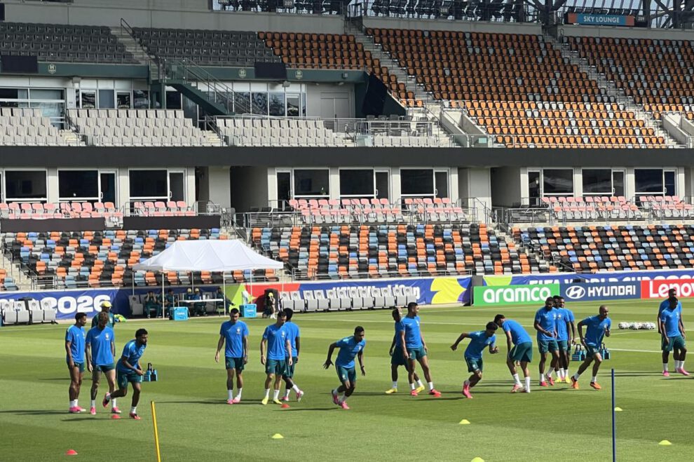 entrenamiento de la selección de Brasil