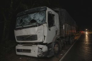 camion dañado